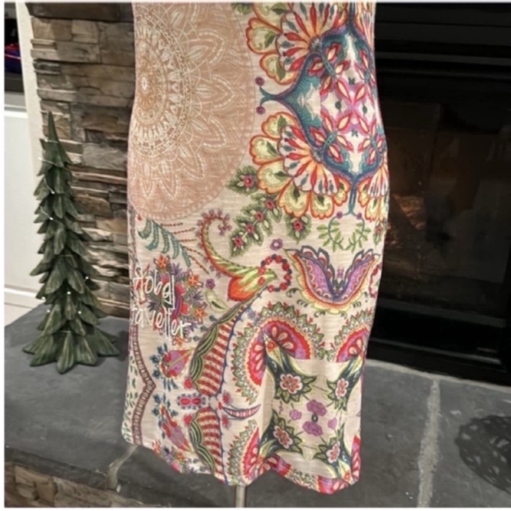 Desigual Colorful Paisley Sleeveless Mini Dress - Picture 14 of 14